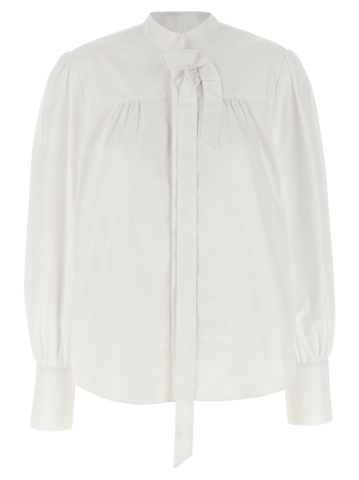 PRADA - Bow shirt White