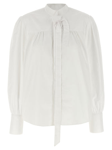 PRADA - Bow shirt White