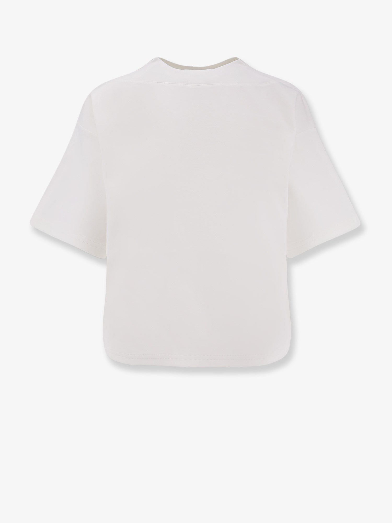 ALAIA - Boxy cotton blend t-shirt