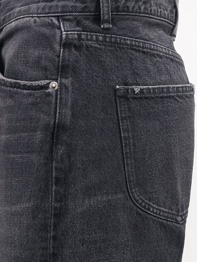 Celine - Boyfriend black denim jeans