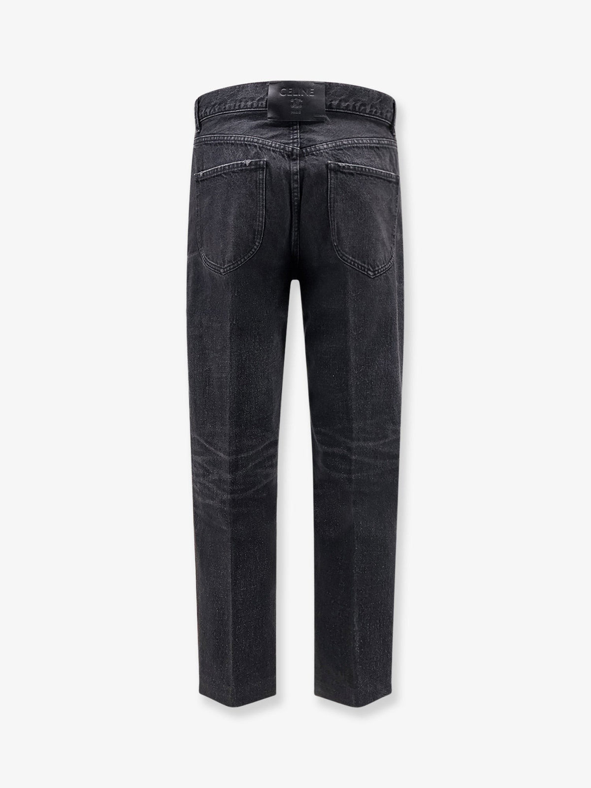 Celine - Boyfriend black denim jeans