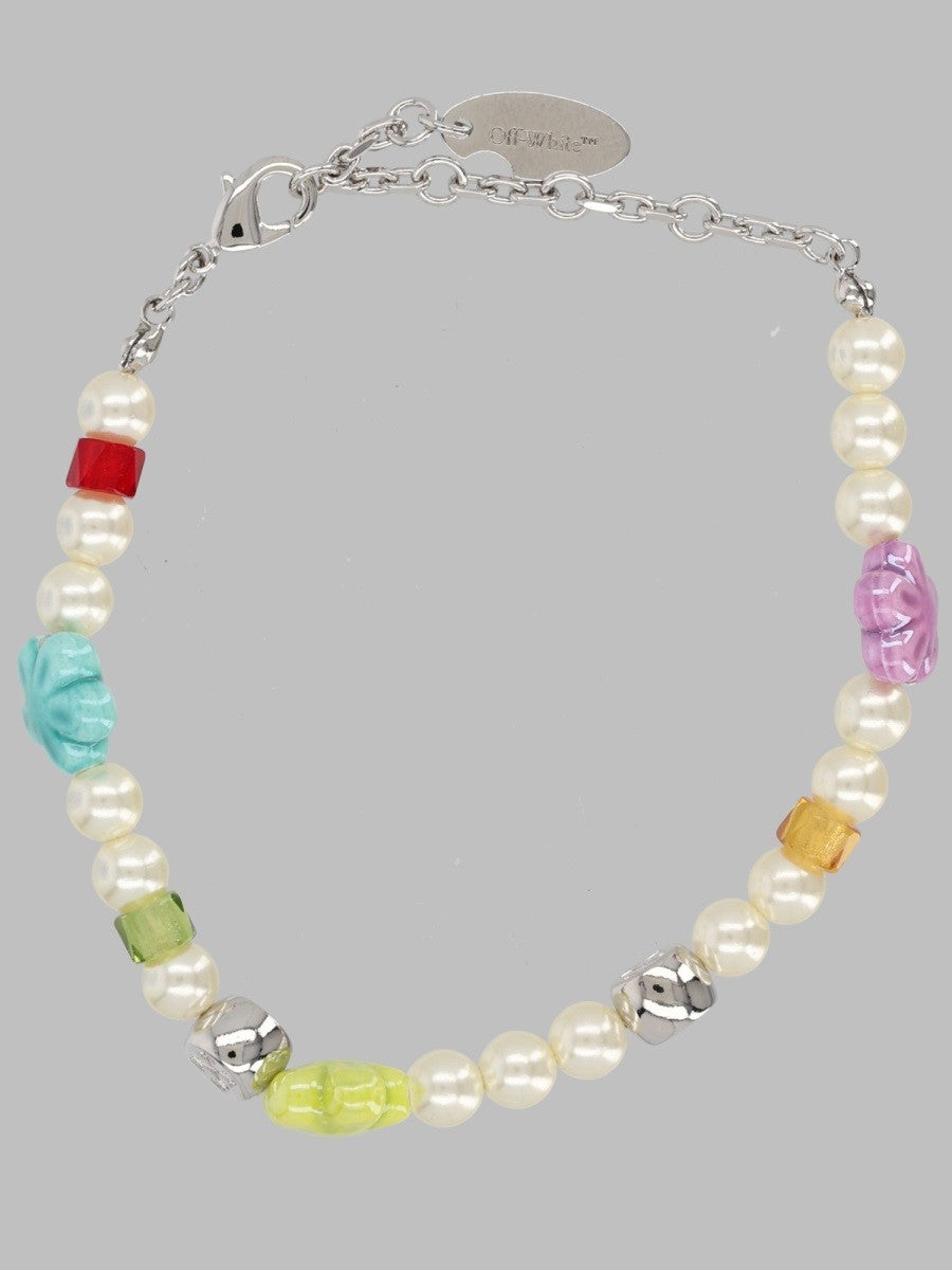 Off White - BRACCIALE CON PERLINE