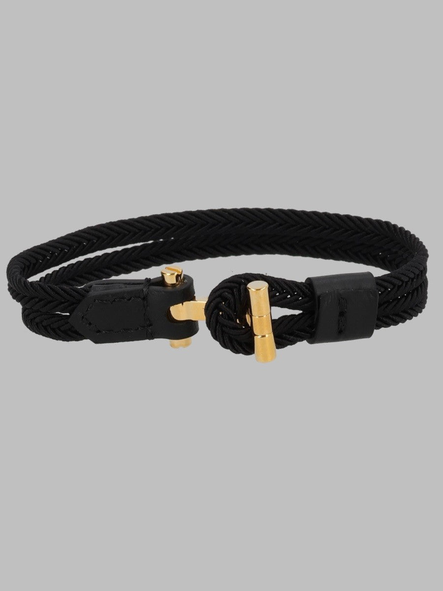 TOM FORD - BRACCIALE IN NYLON INTRECCIATO