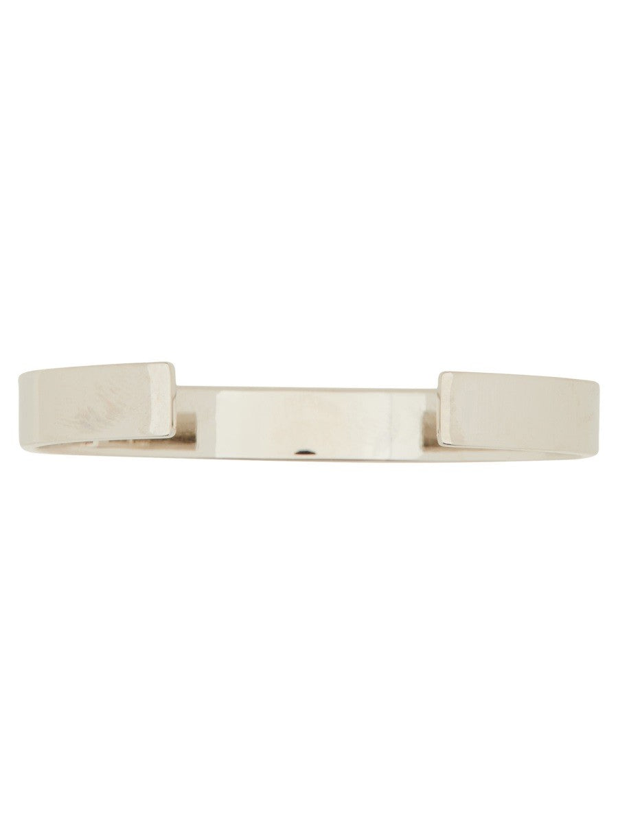 MM6 MAISON MARGIELA - Numeric Minimal Signature Rigid Bracelet Silver