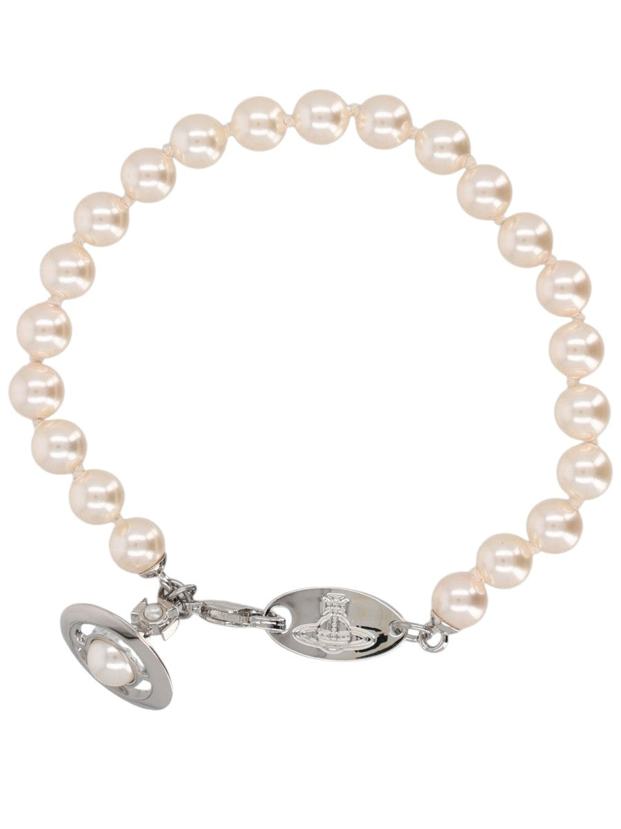 Vivienne Westwood BRACCIALE "SIMONETTA" CON CIONDOLO ORB