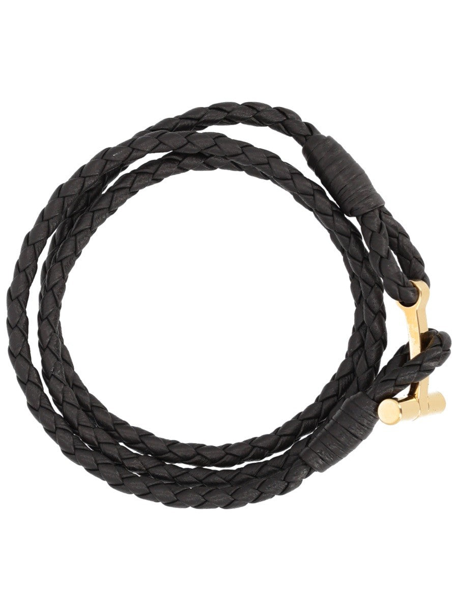 BRAIDED LEATHER BRACELET
