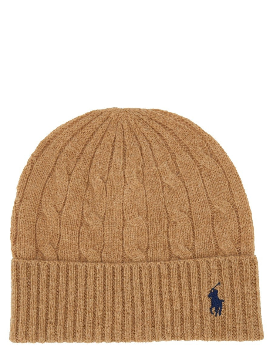 BRAIDED WOOL AND CASHMERE BEANIE