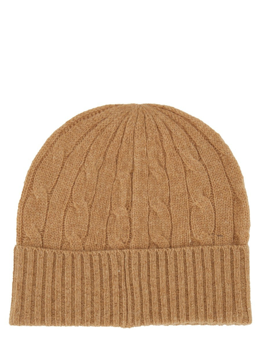 BRAIDED WOOL AND CASHMERE BEANIE