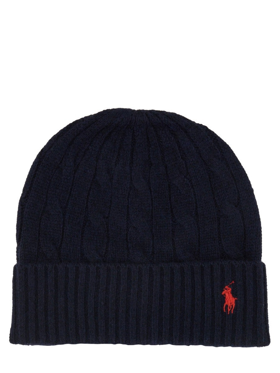 BRAIDED WOOL AND CASHMERE BEANIE