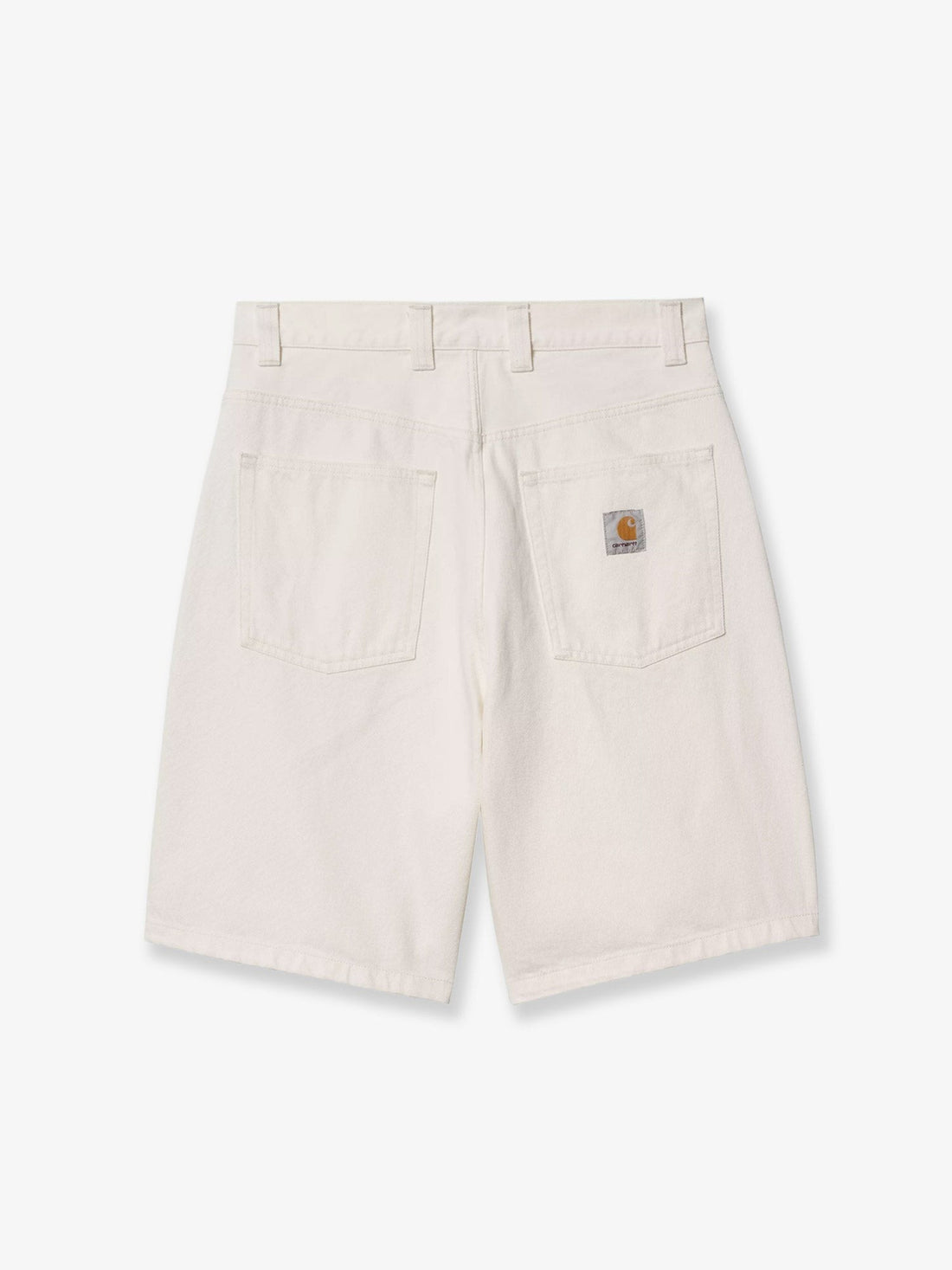 Carhartt Wip Brandon white denim bermuda shorts