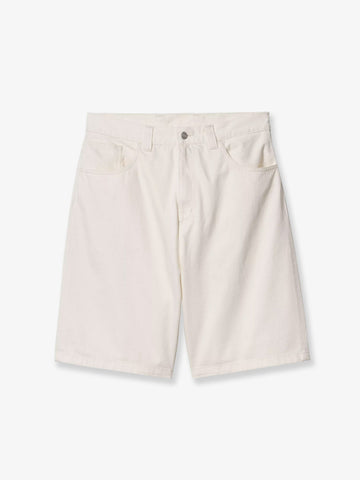 Carhartt Wip Carhartt Wip - Brandon white denim bermuda shorts