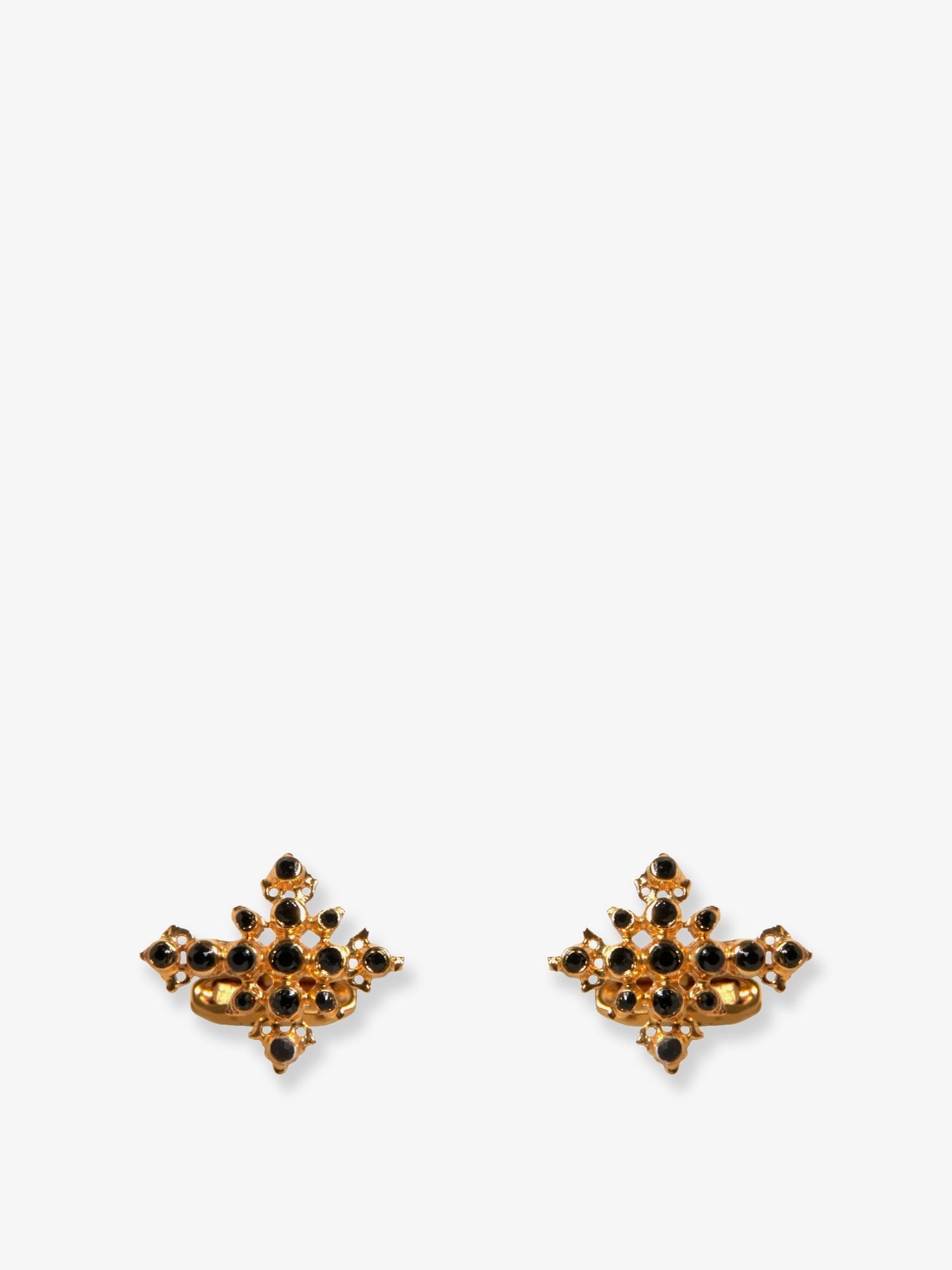 Dolce & Gabbana Brass cufflinks with crystals