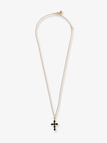 Dolce & Gabbana Brass necklace with cross pendant