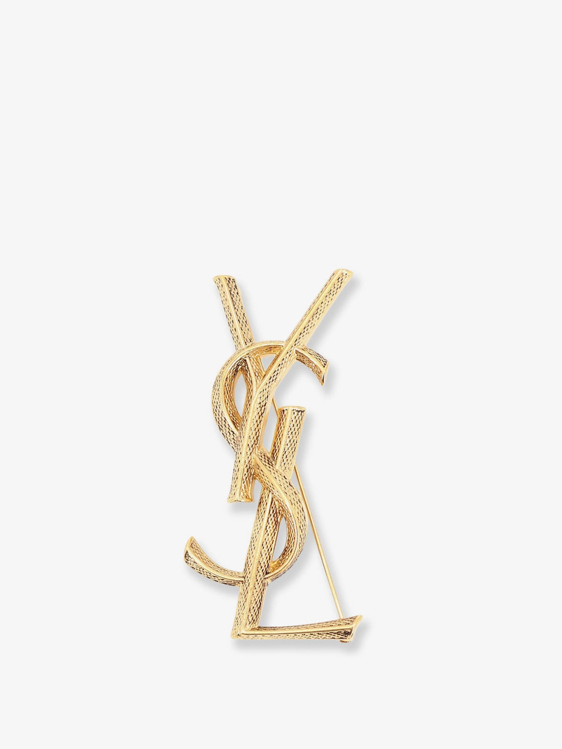 Saint Laurent - Brass Serpente Brooch