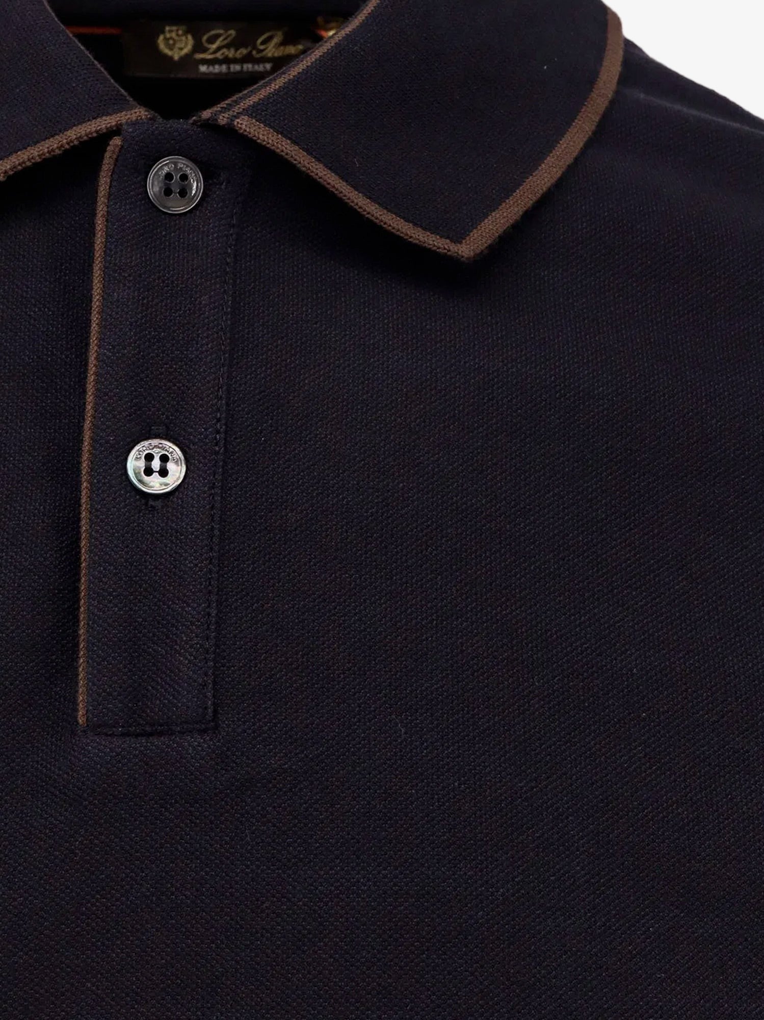 LORO PIANA - Brentwood cotton piqué polo shirt