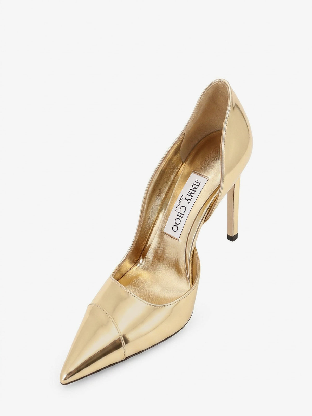 Jimmy Choo - Brigitte 100 Liquid Metal leather décolleté