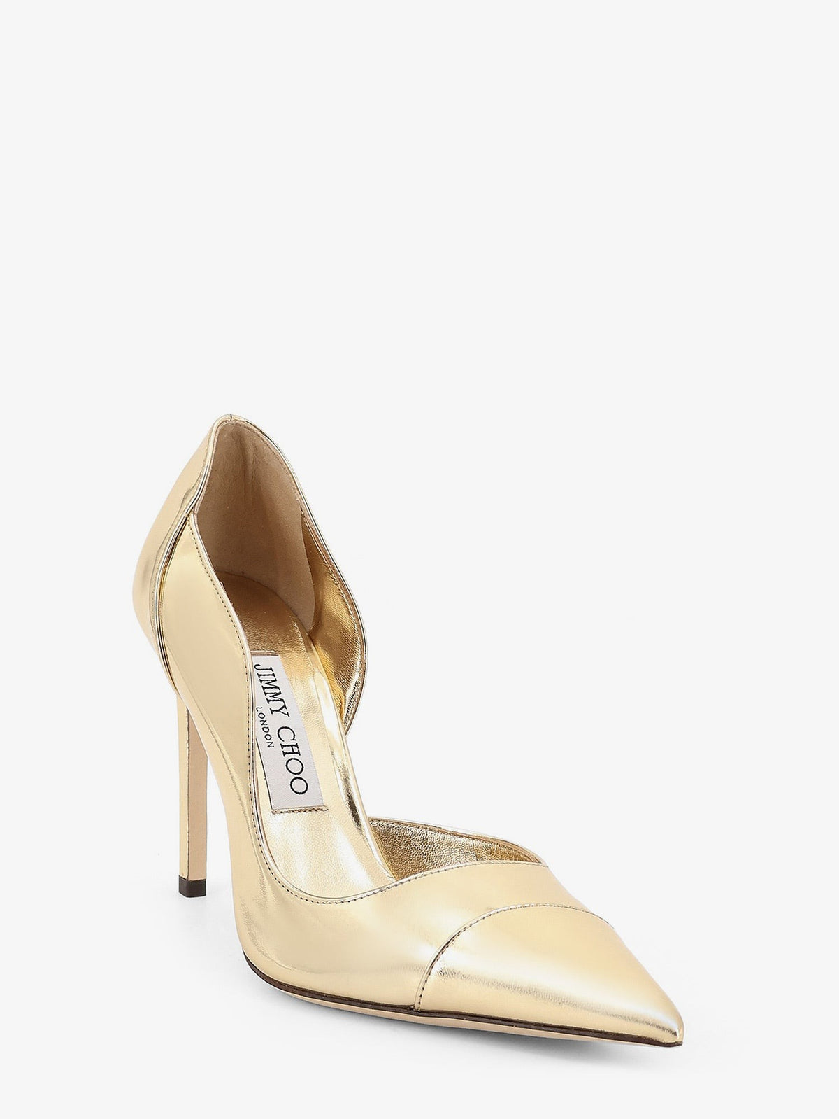 Jimmy Choo - Brigitte 100 Liquid Metal leather décolleté