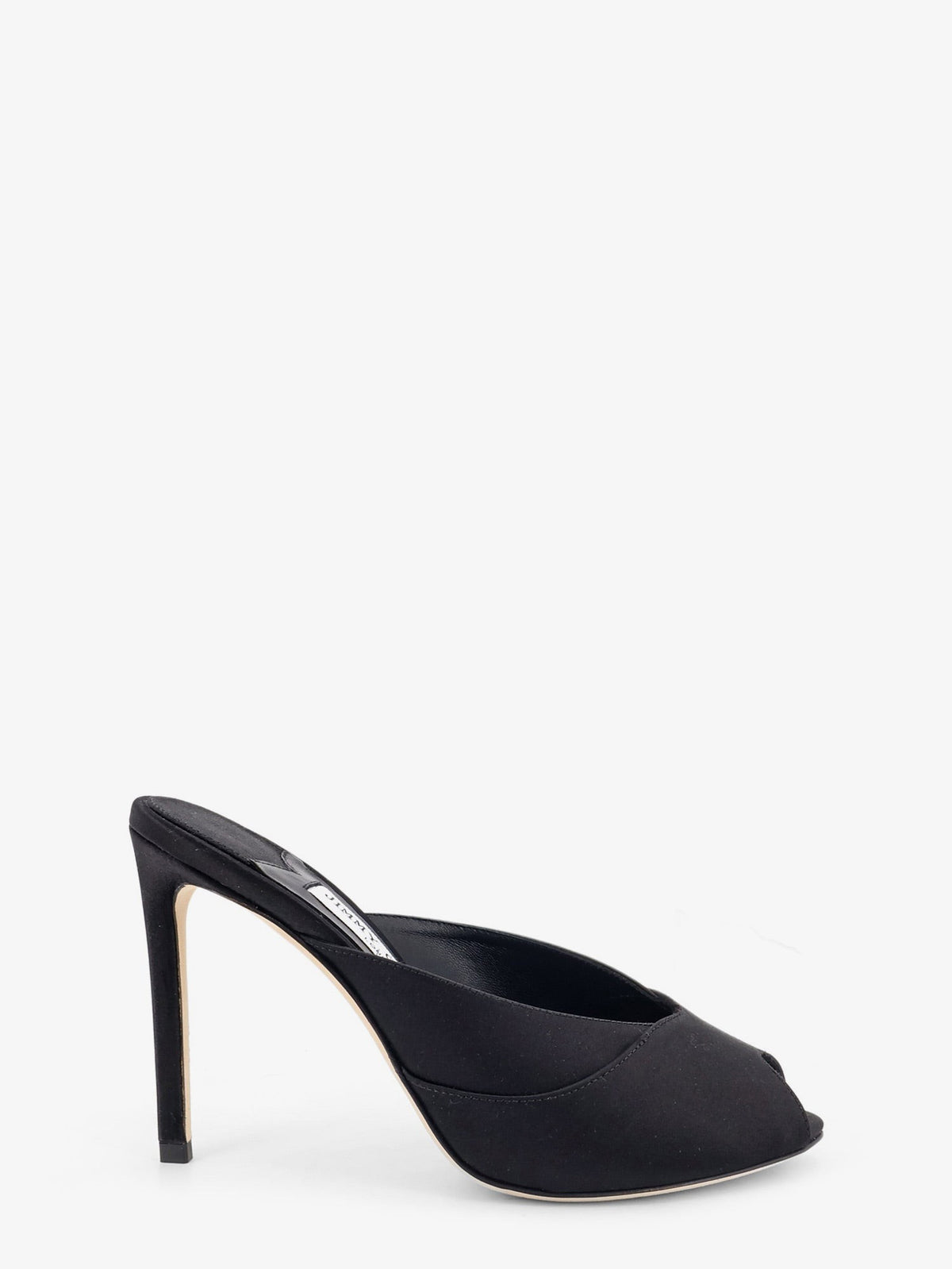 Jimmy Choo - Brigitte Mule 100 satin sandals