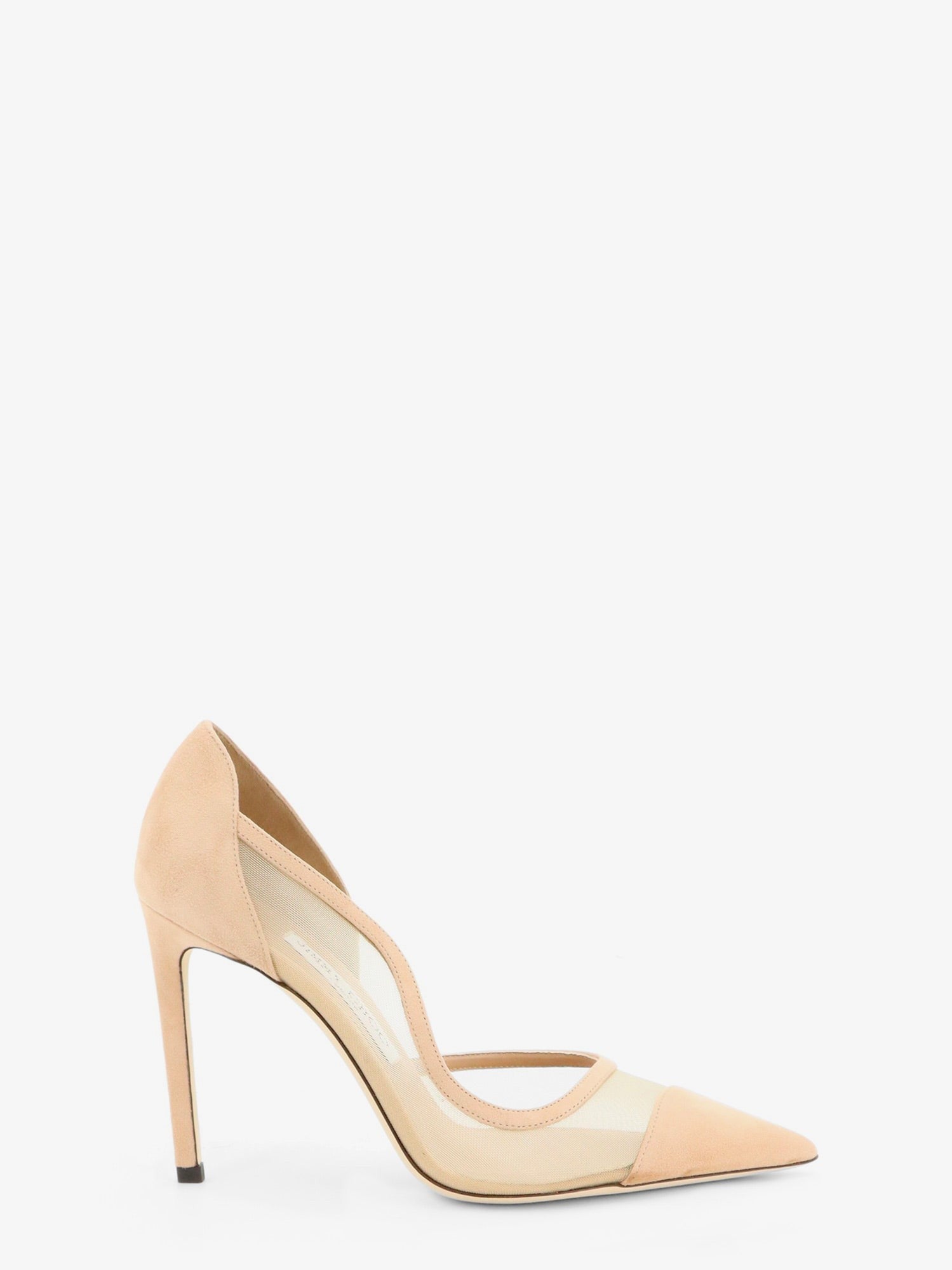 Jimmy Choo Jimmy Choo - Brigitte voile and suede décolleté