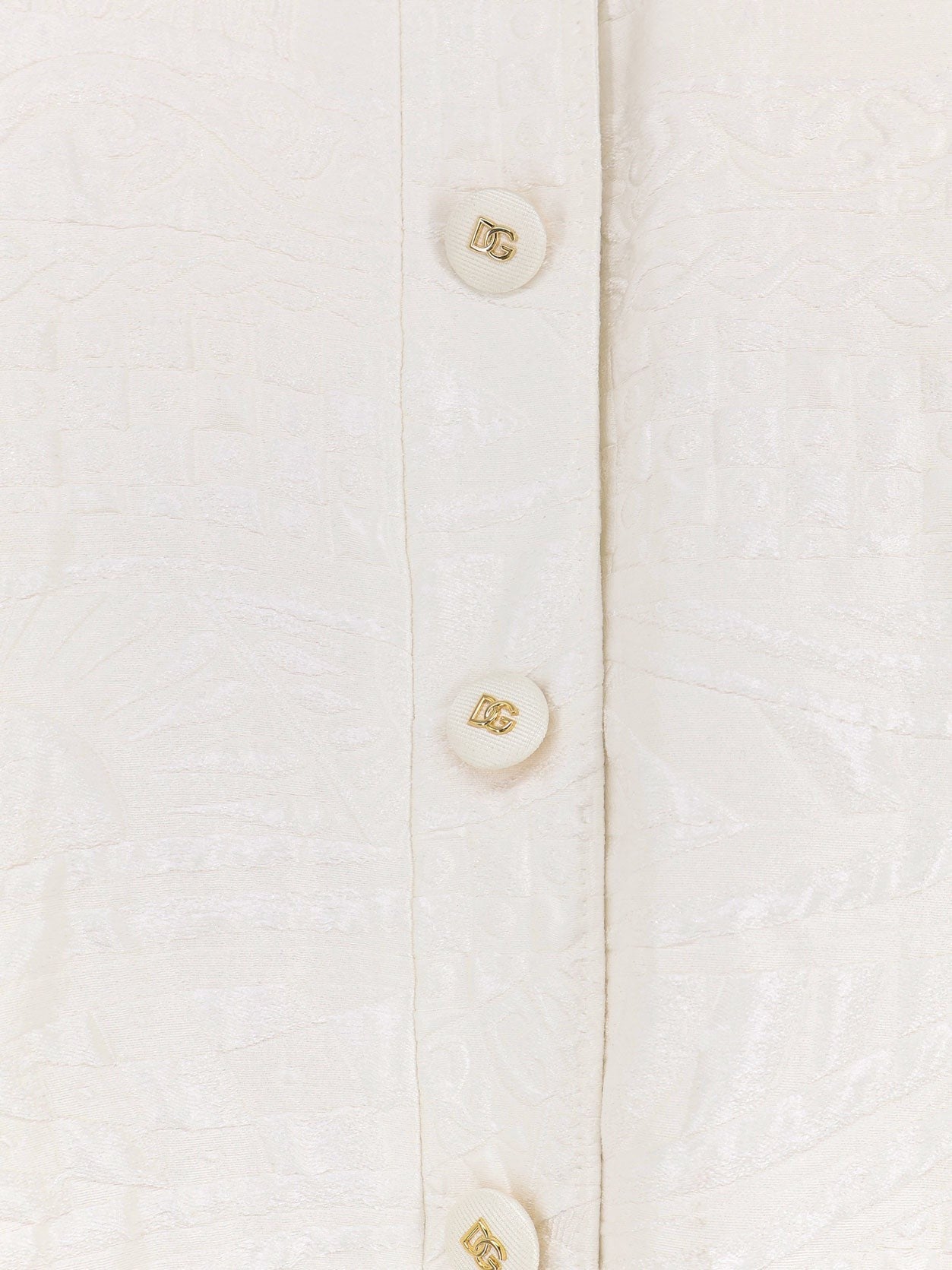 Dolce & Gabbana - Brocade coat with DG buttons