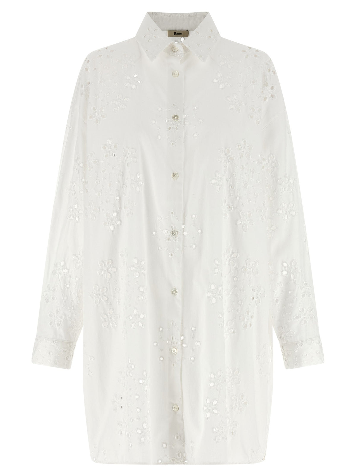 Herno - 'Broderie Anglaise' shirt