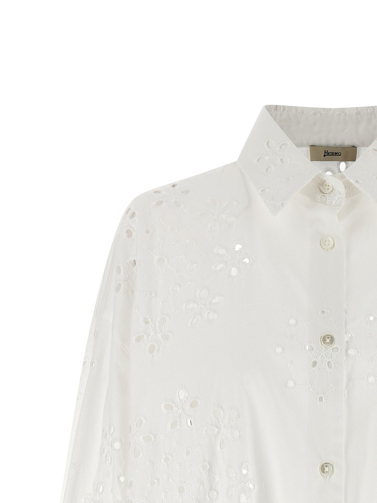 Herno - 'Broderie Anglaise' shirt