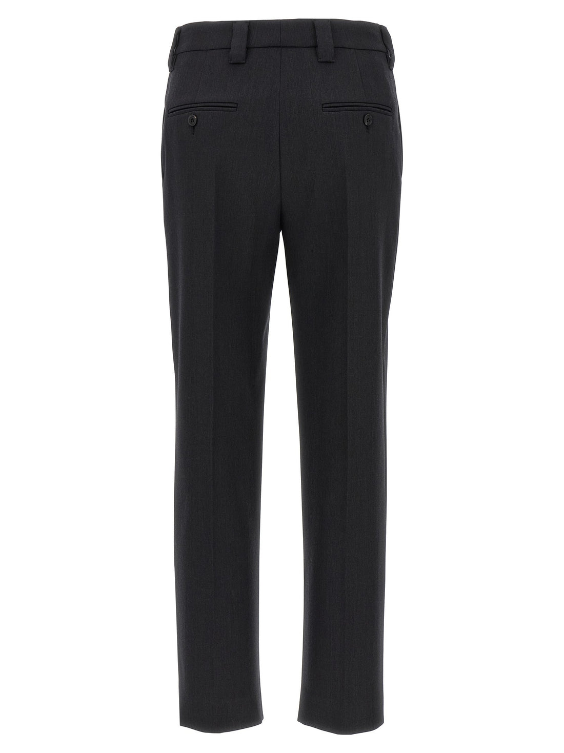 PRADA - Brooch pants gray 44 IT
