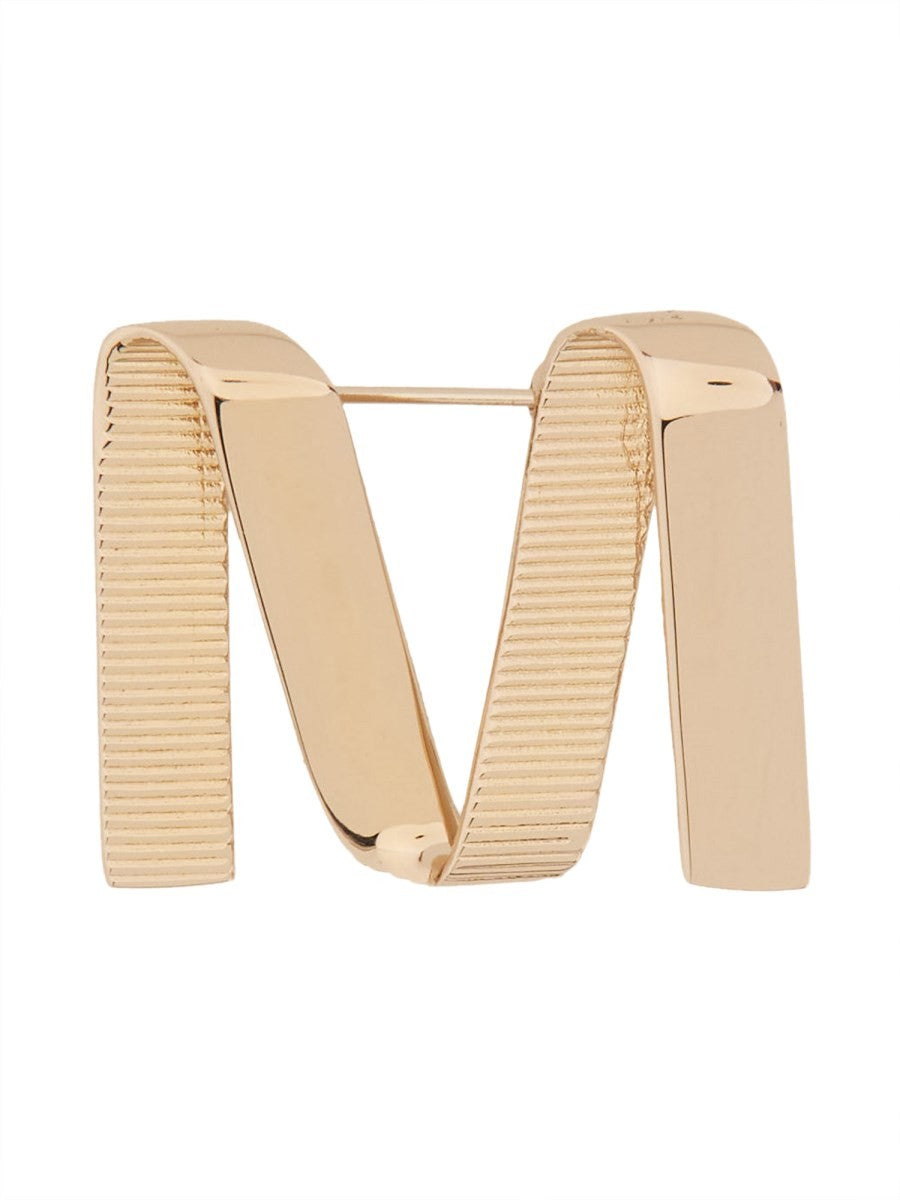 Max Mara - Brooch with Logo brooch-with-logo_fef2e2d0-dabb-459f-b6db-12191caa533f