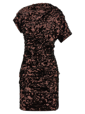 GANNI - 'Brown Sequins Mini' dress brown-sequins-mini-dress