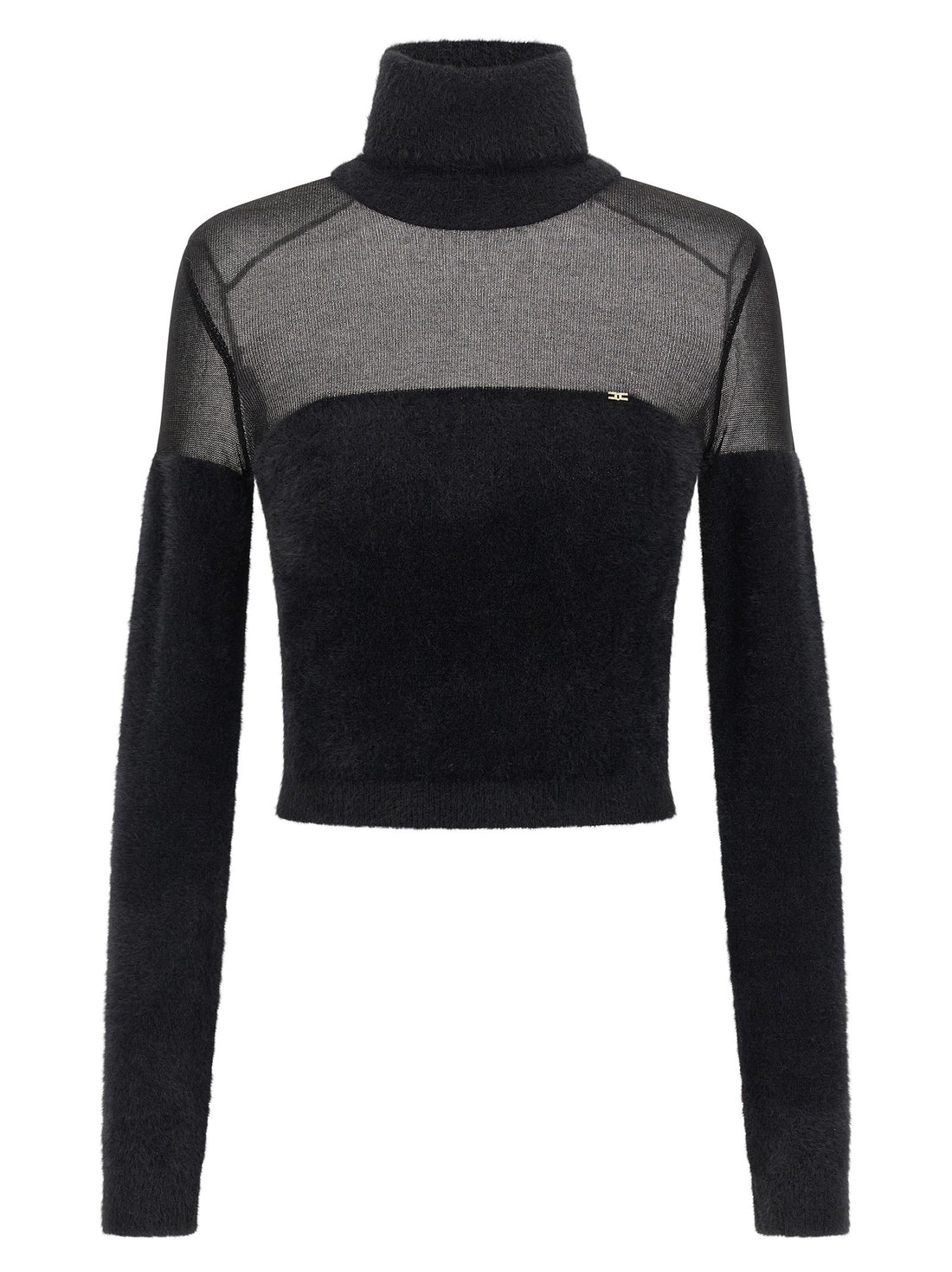 Elisabetta Franchi - Brushed insert turtleneck sweater brushed-insert-turtleneck-sweater_15e7e485-b578-4ed8-8089-83c8f9ccca96