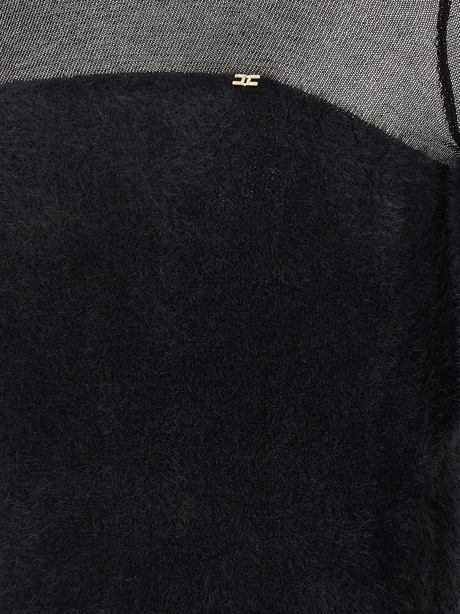 Elisabetta Franchi - Brushed insert turtleneck sweater