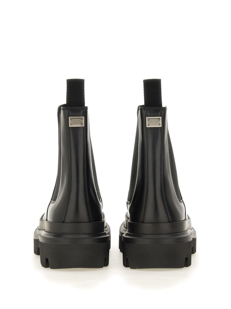 BRUSHED LEATHER BOOT