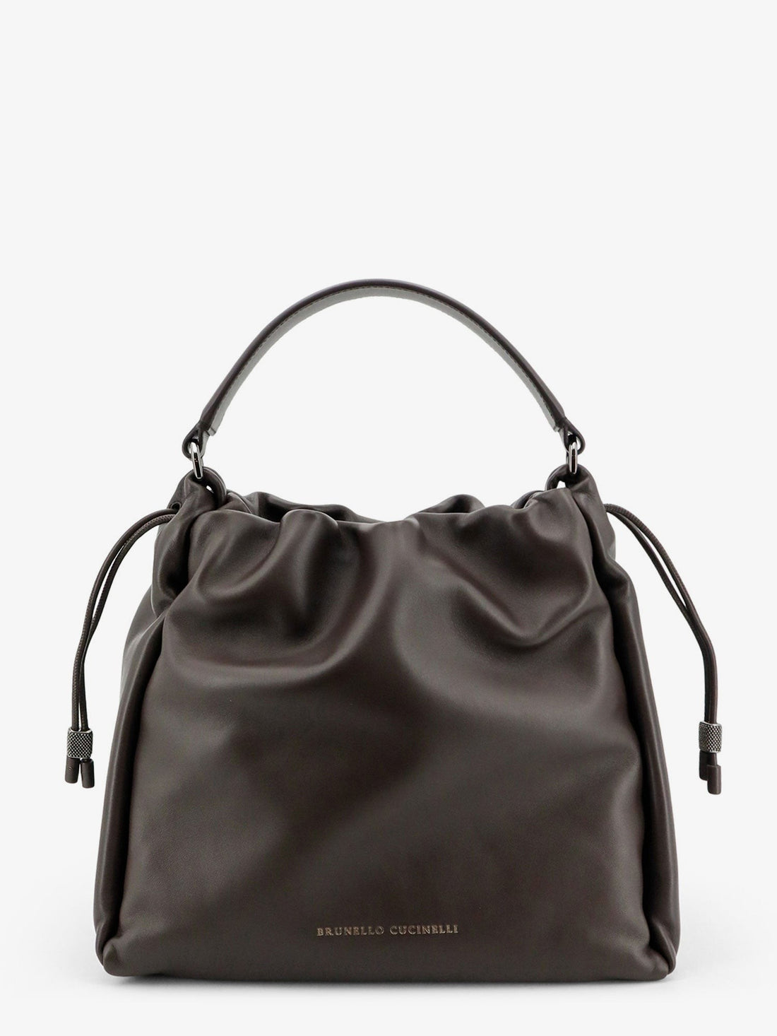 Brunello Cucinelli Bucket Mellow leather shoulder bag
