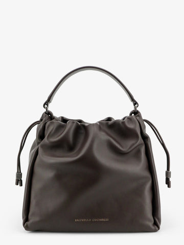 Brunello Cucinelli Bucket Mellow leather shoulder bag