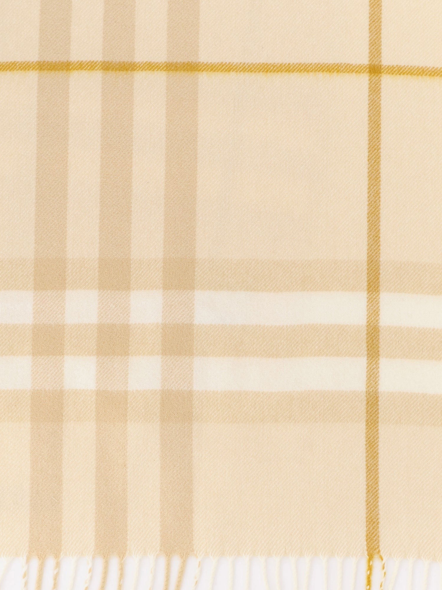 Burberry Check cashmere scarf