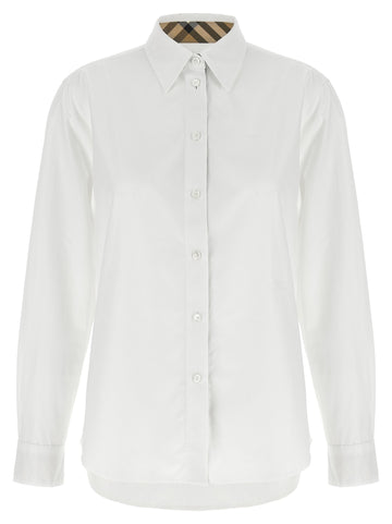 Burberry - Burberry Check insert shirt