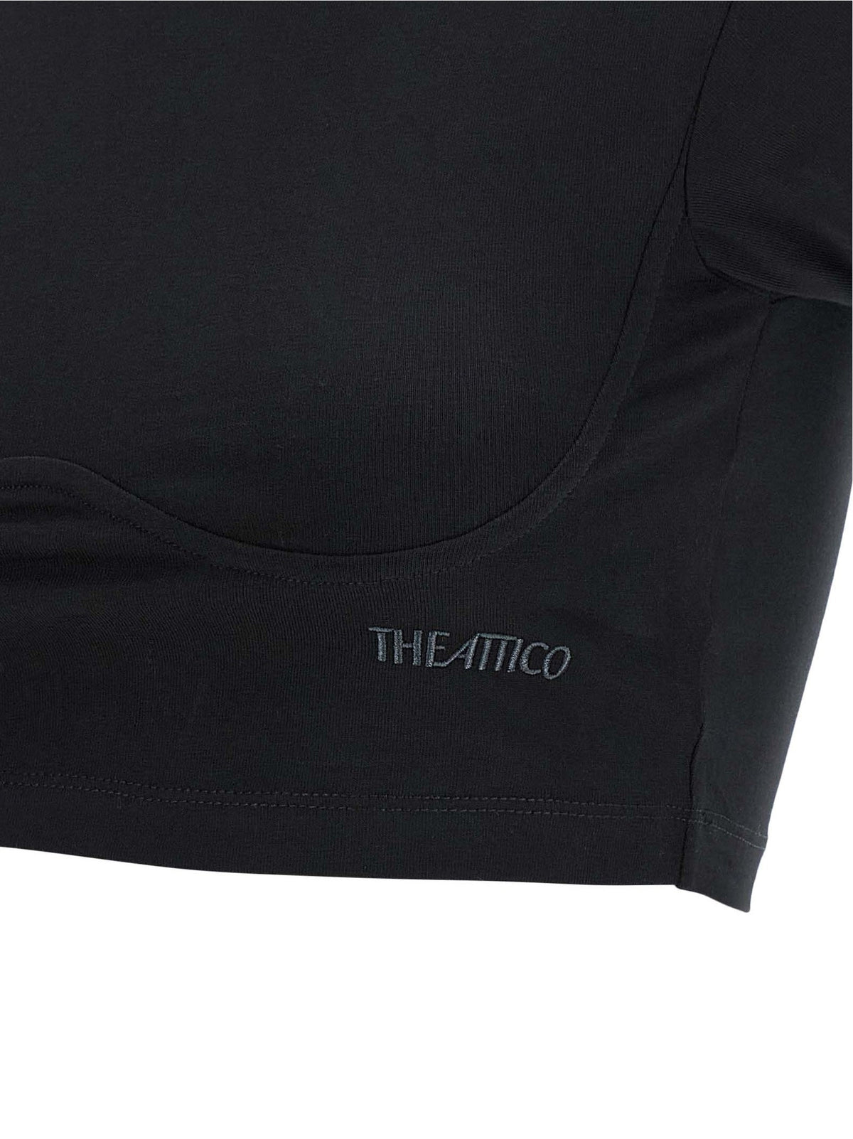 The Attico - Bustier crop t-shirt