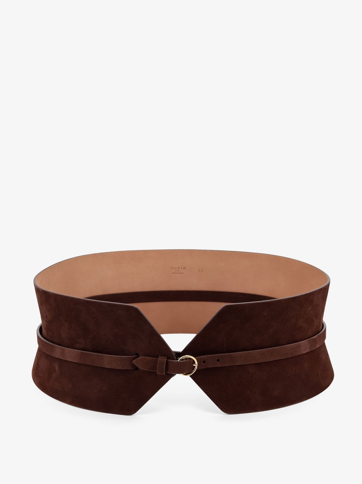 ALAIA - Bustier suede belt