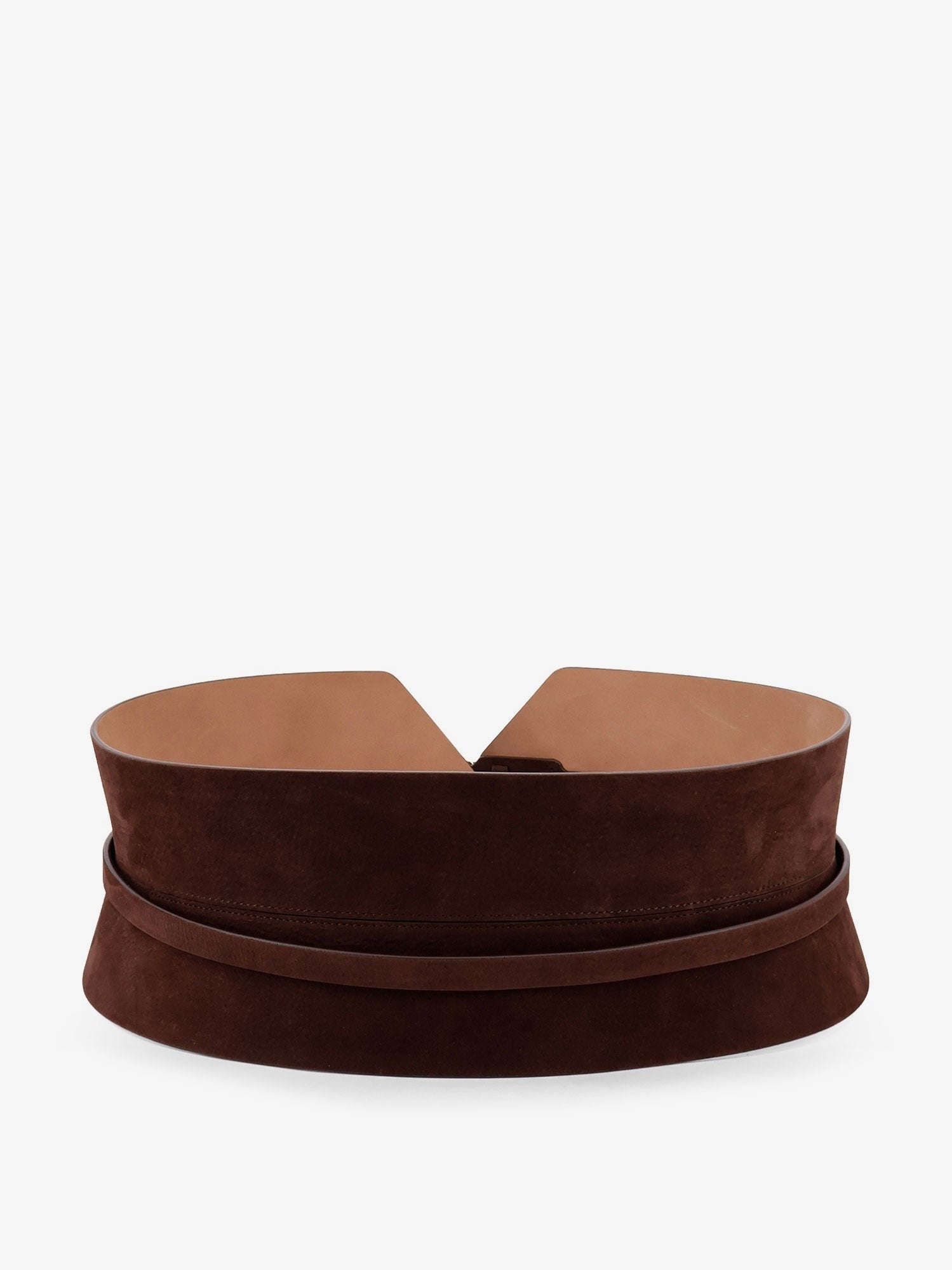 ALAIA - Bustier suede belt