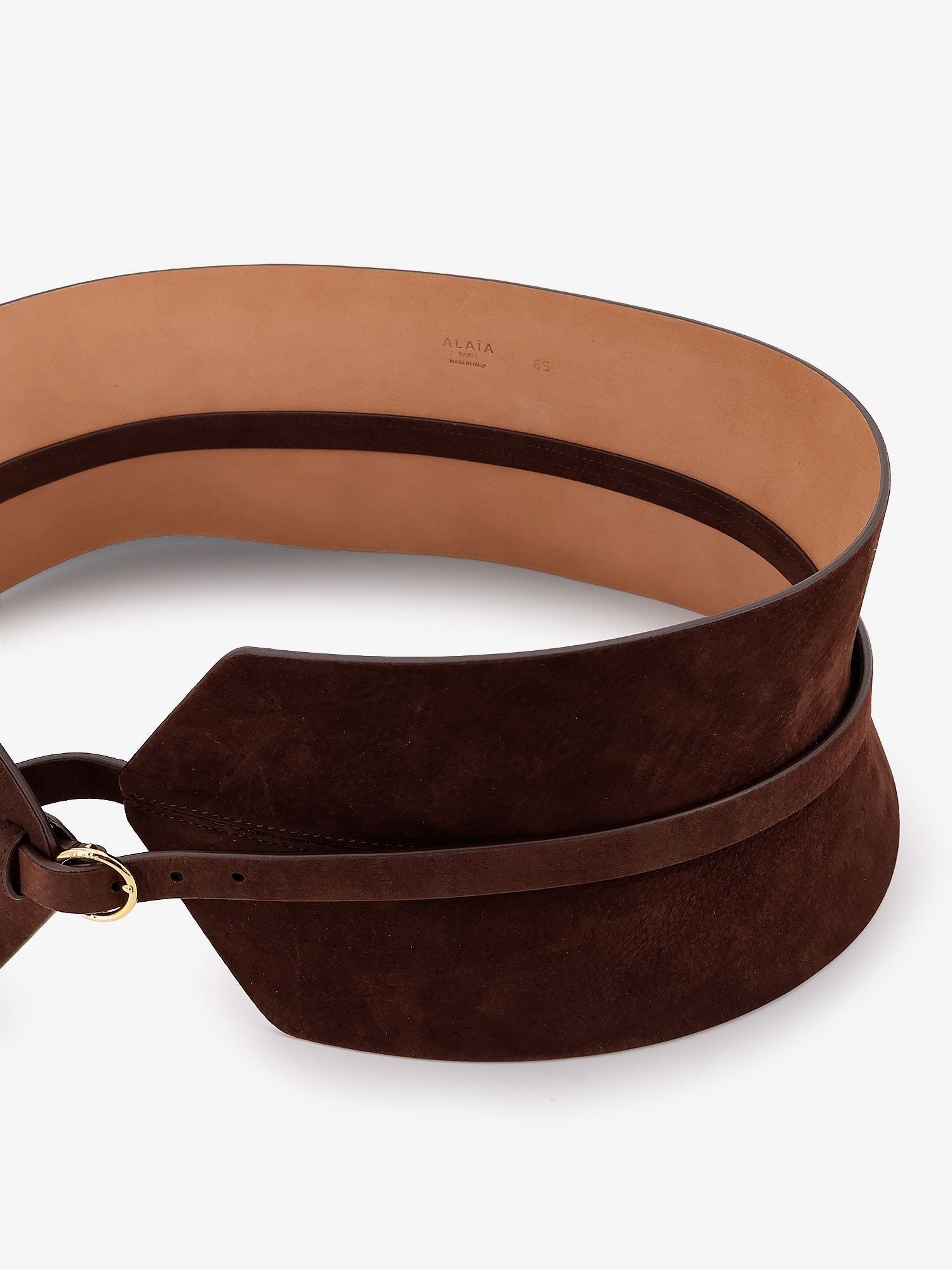 ALAIA - Bustier suede belt