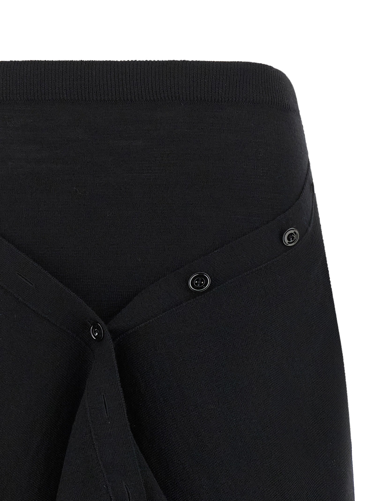 LEMAIRE - Button asymmetrical skirt
