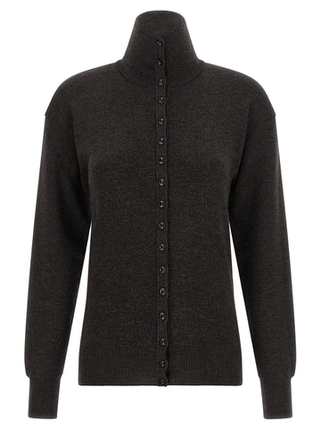 LEMAIRE - Button cardigan Brown