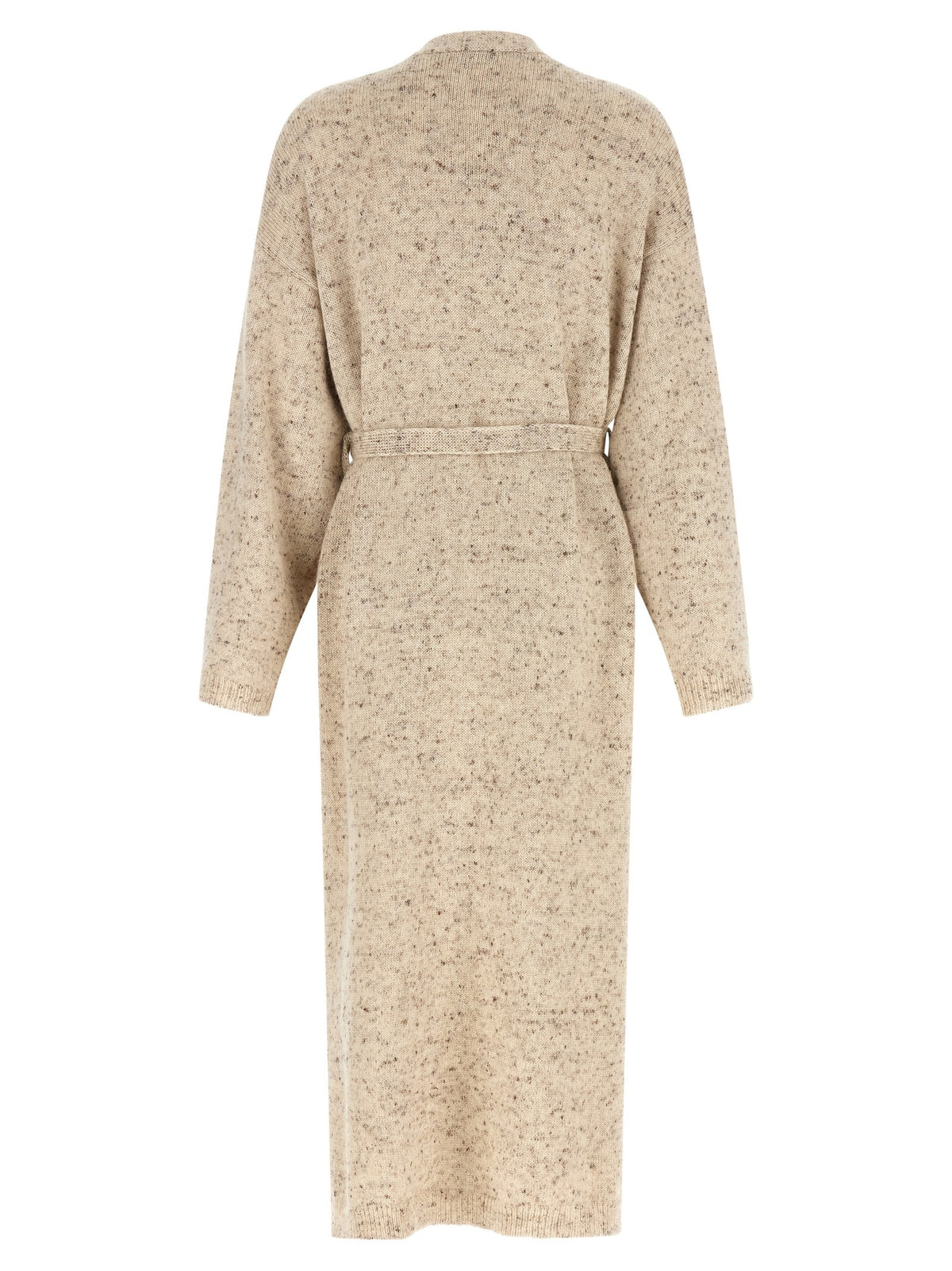 Fabiana Filippi - Buttoned yarn maxi cardigan
