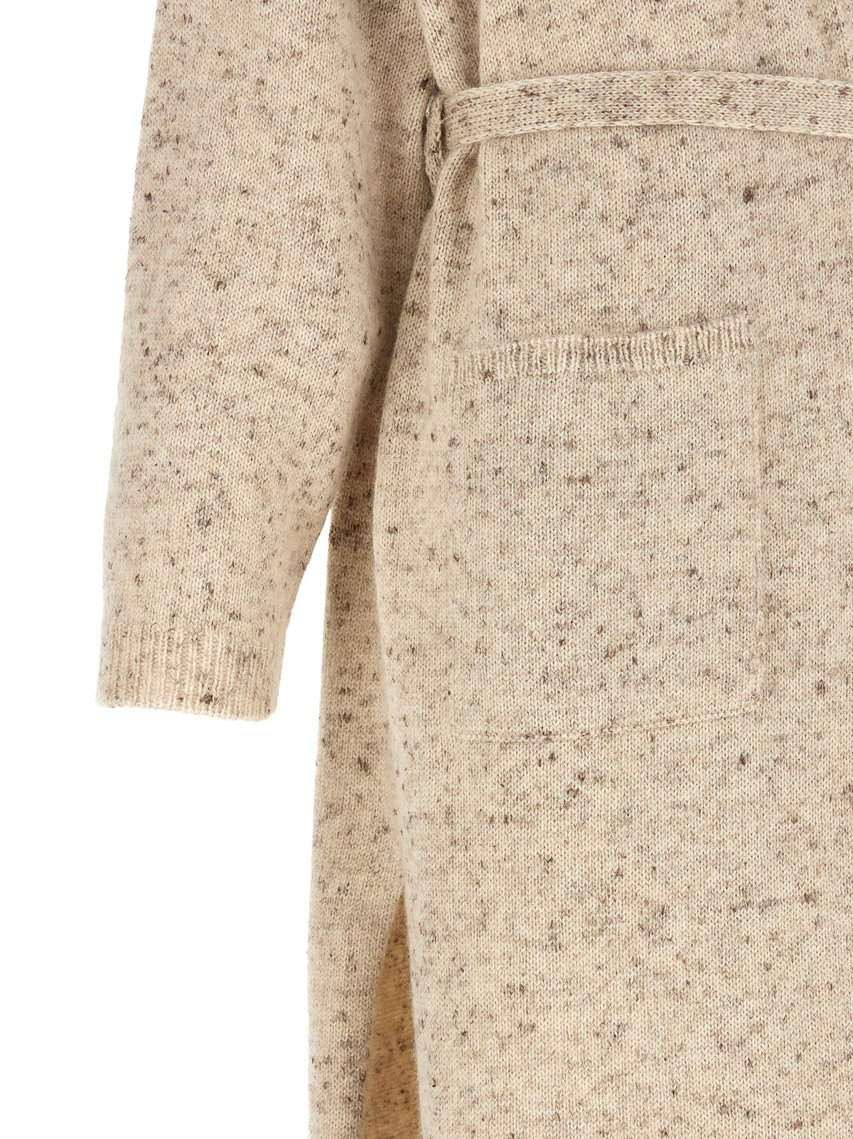 Fabiana Filippi - Buttoned yarn maxi cardigan