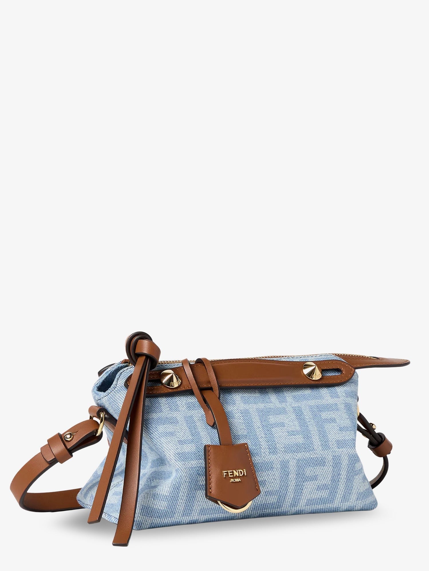Fendi - By The Way Soft Mini FF denim handbag