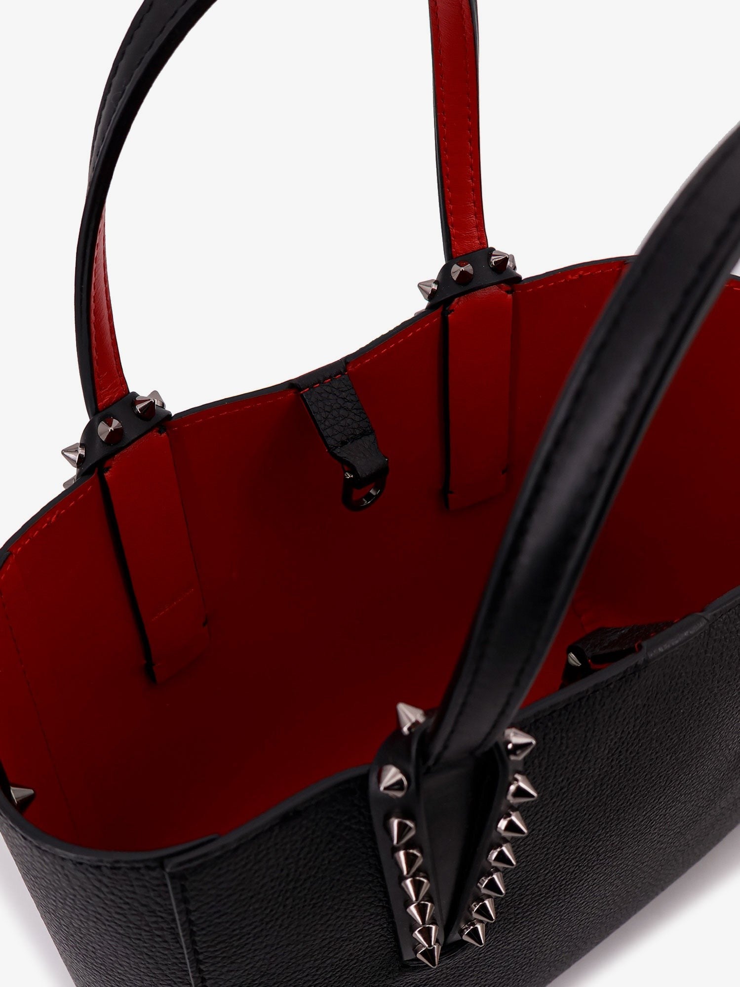 Cabata studded leather shoulder bag