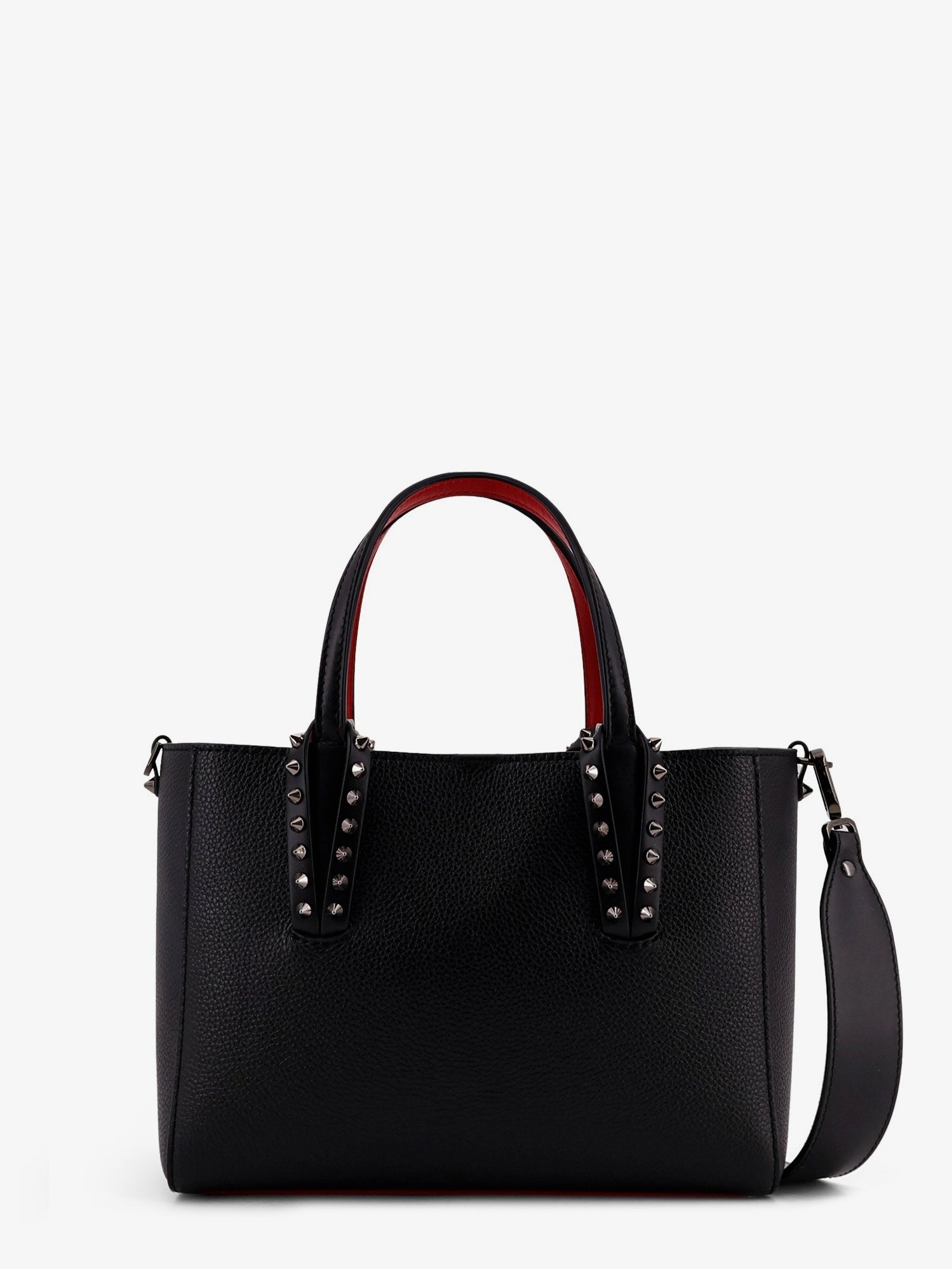 Cabata studded leather shoulder bag