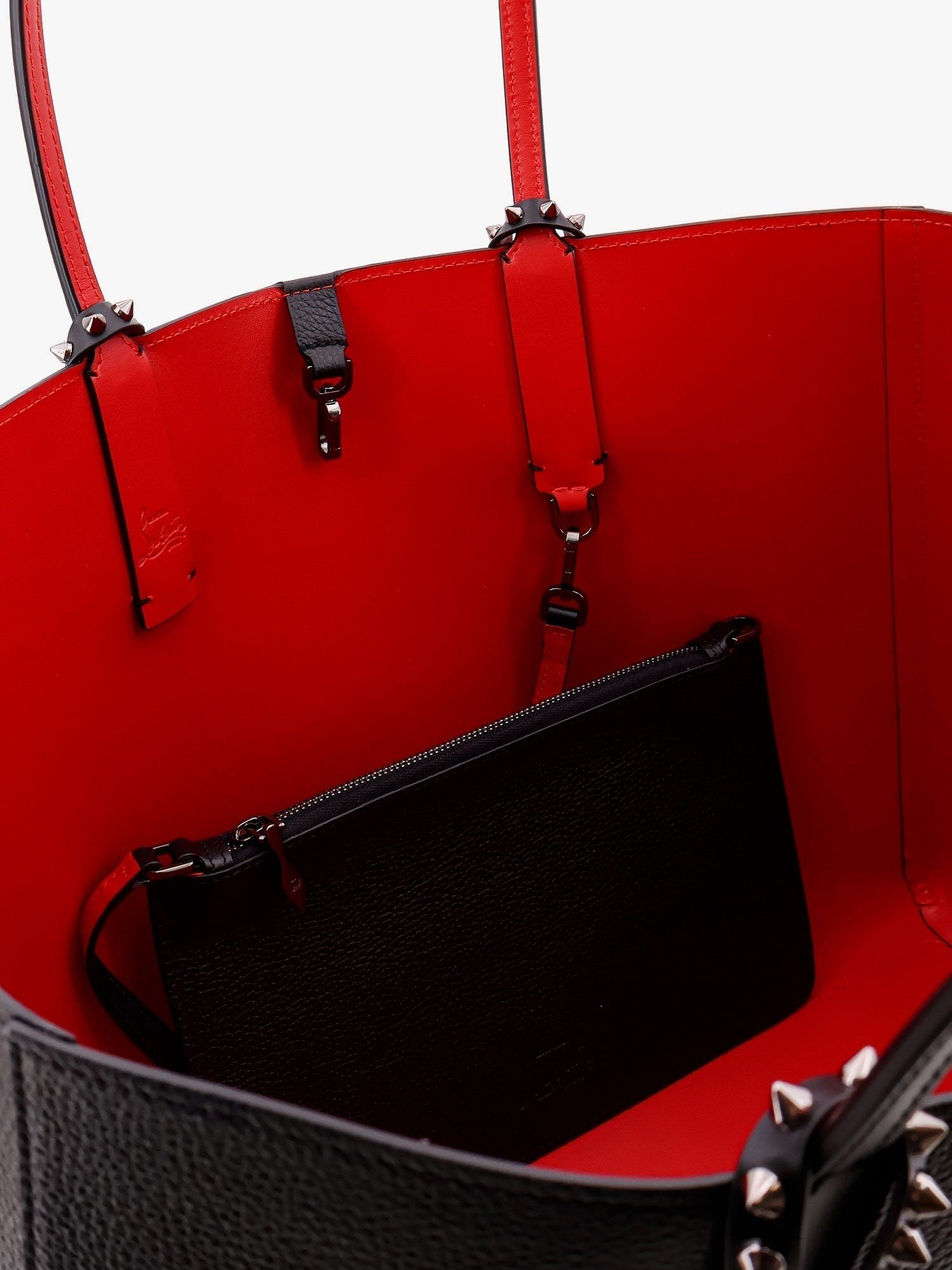 Cabata studded leather shoulder bag