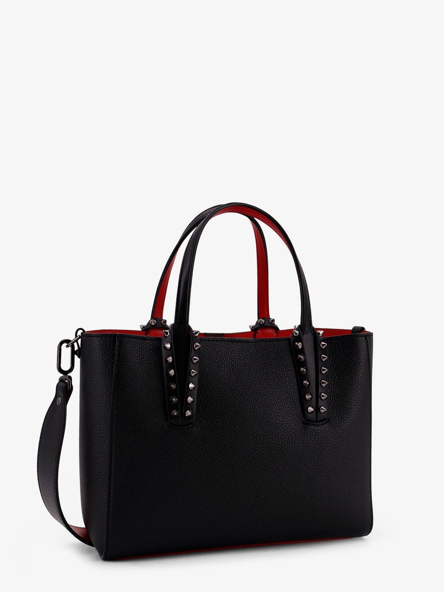 Cabata studded leather shoulder bag