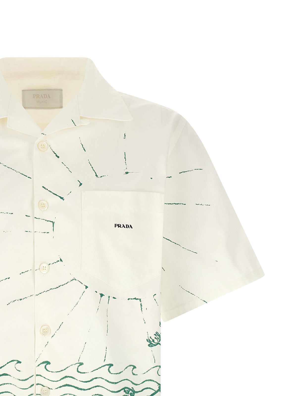 PRADA - 'Cabin' bowling shirt
